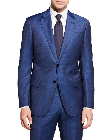 armani suits blue